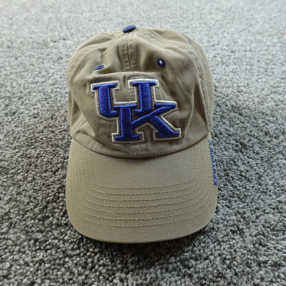Kentucky Wildcats Hat Mens Beige Adjustable Strap Back Cap College NCAA UK 47